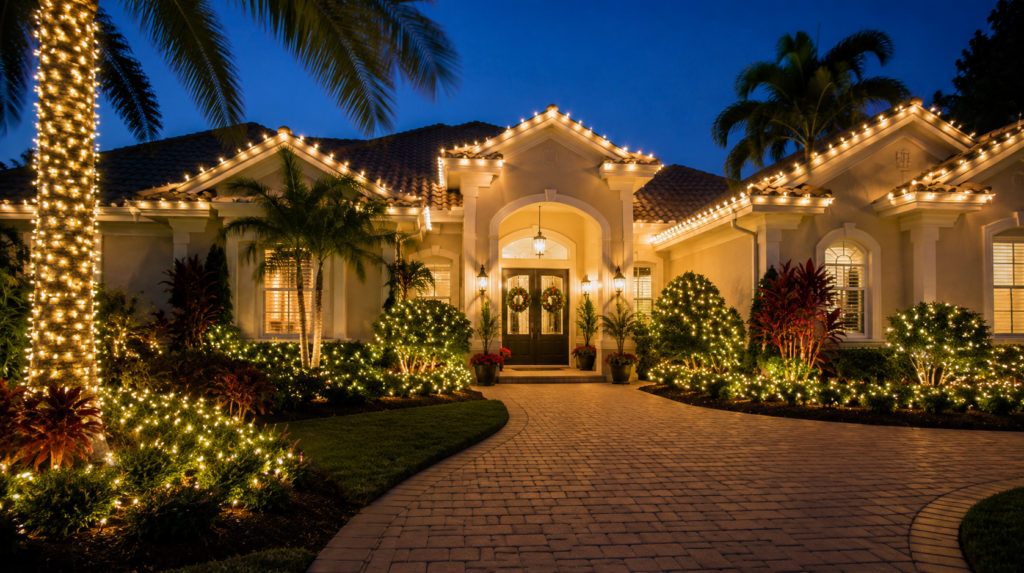 residential holiday lighting
