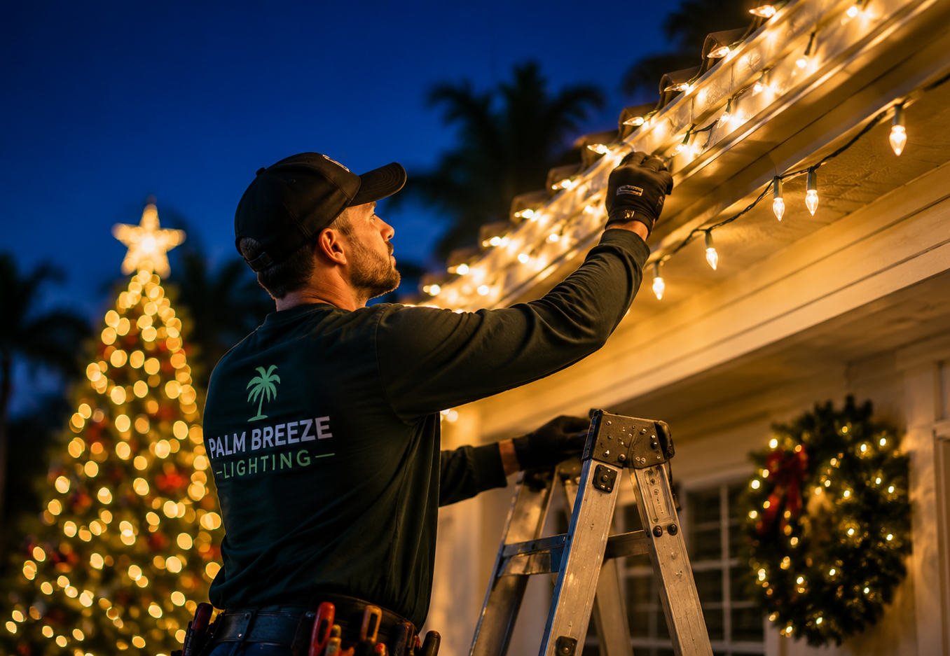 holiday light installer